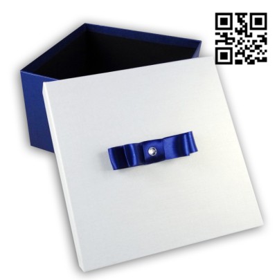 TIE BOX043  Tailor-made tie box  merchandise  bow tie box  make tie box  tie box manufacturer back view